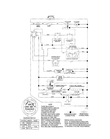 Schematic diagram-tractor