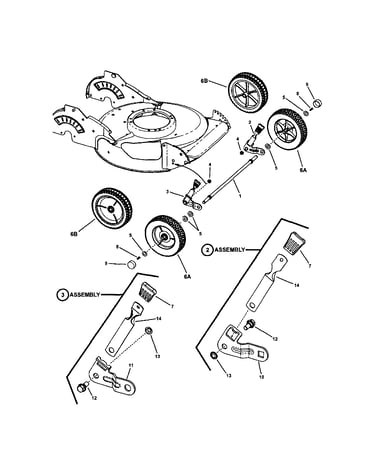Front wheels