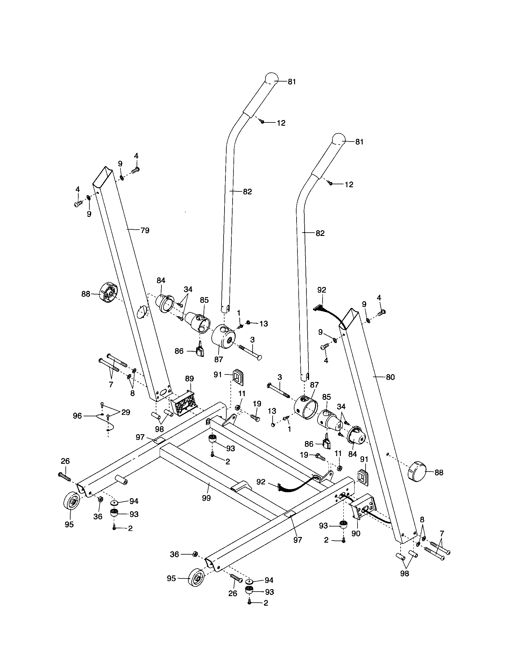 Base/uprights