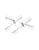 Wheel/tiller shaft