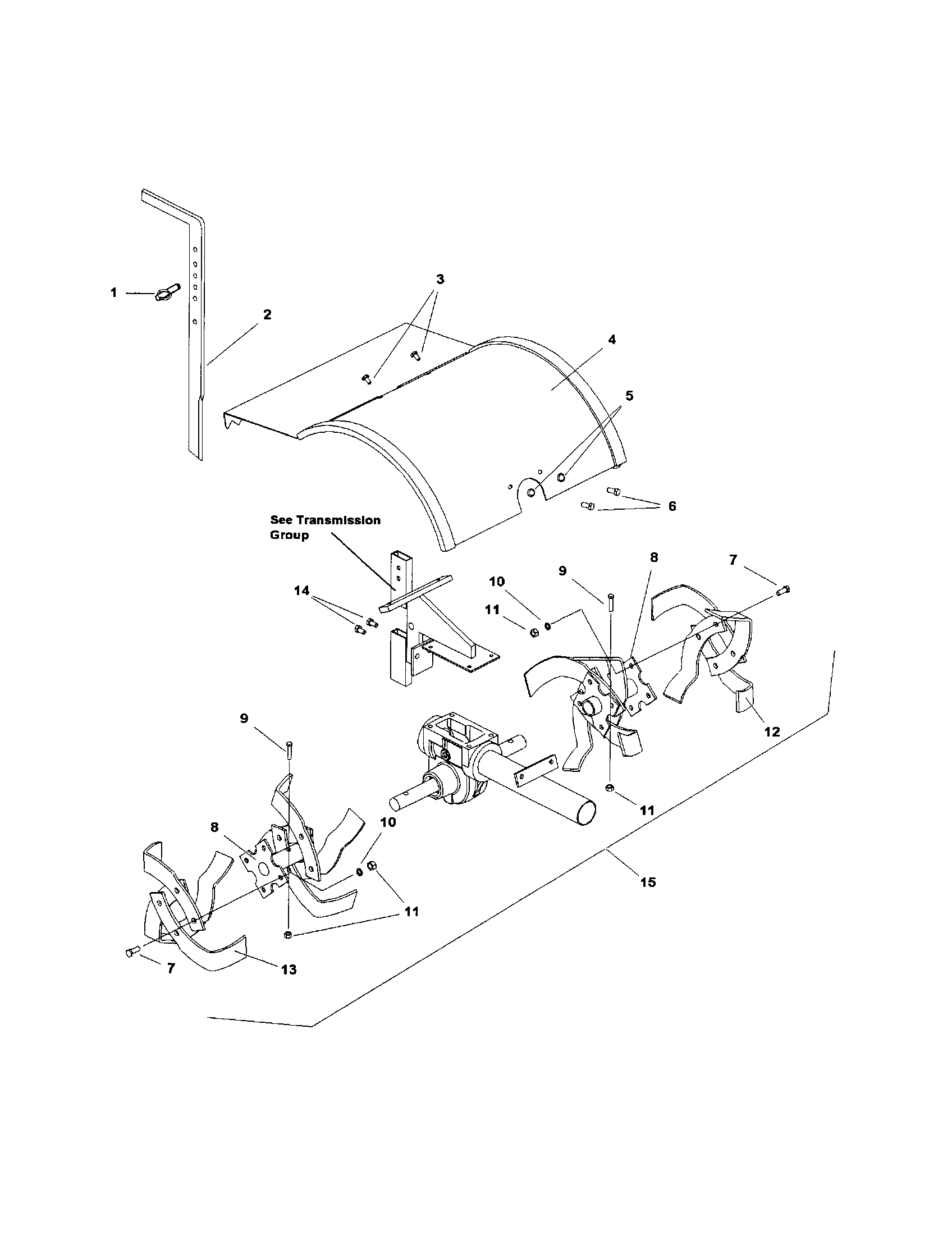 HOOD/DRAG STAKE/TINE-7 HP