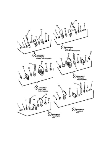 Height-of-cut assemblies