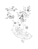 54" mower deck-belt/idler arm/hitch