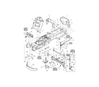 Snapper GT23540 (2690258) frame-manual steering diagram