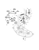 54" mower deck-belt/idler arm/hitch
