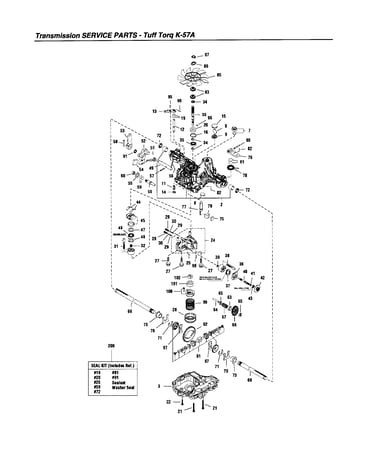 Transmission service parts