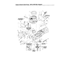 Snapper LT2040 (2690500) engine/electric clutch diagram