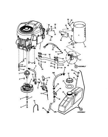 Engine (20 hp briggs)