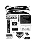 Decal, snapper rzt