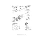 Briggs & Stratton 15C114-0117-E8 housing-blower/flywheel diagram