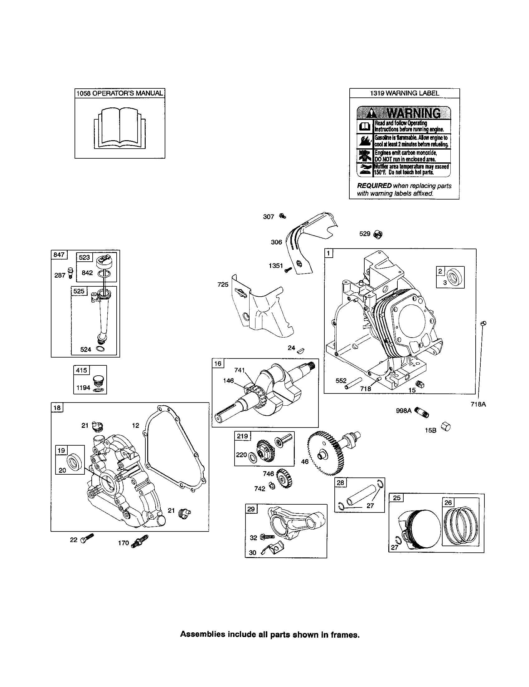 CYLINDER/CRANKSHAFT/CRANKCASE