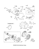 Rewind starter/flywheel