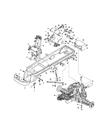 Frame/transmission