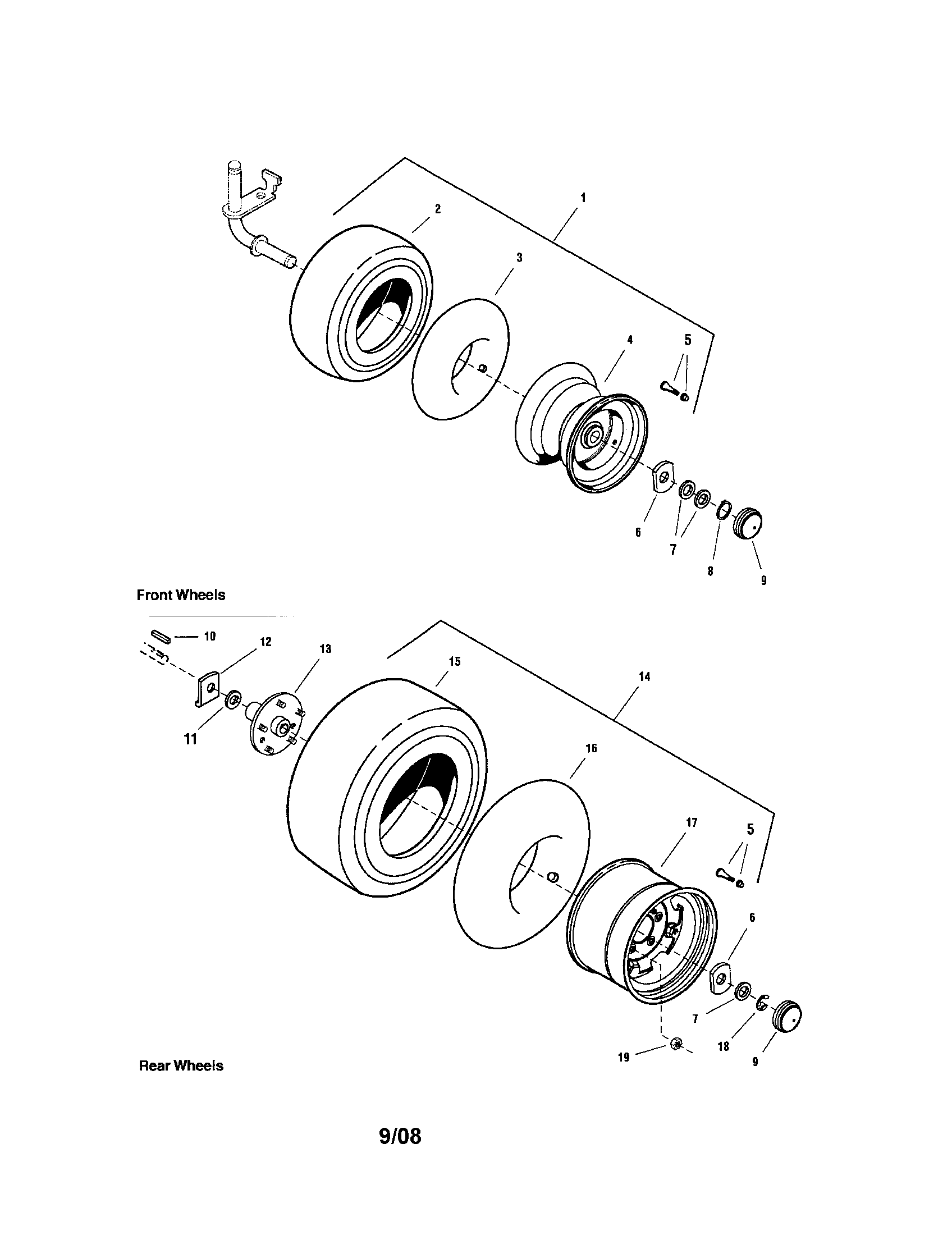 Wheels and tires