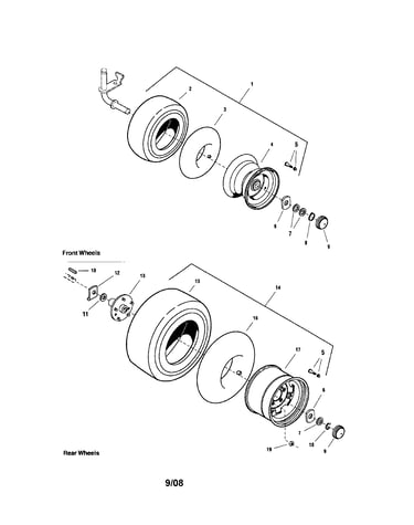 Wheels and tires