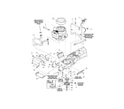 Snapper GT255400 (2690630) engine/electric clutch-25hp kohler diagram