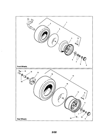 Wheels and tires