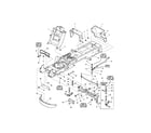 Snapper YT21440 (2690457) frame-manual steering diagram