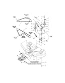44" mower deck-belt/idler arm/hitch