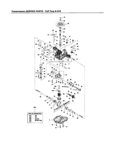 Transmission service parts