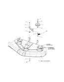 44" mower deck-belt/idler arm/hitch