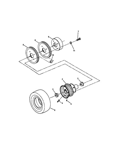 Traction, rear wheel