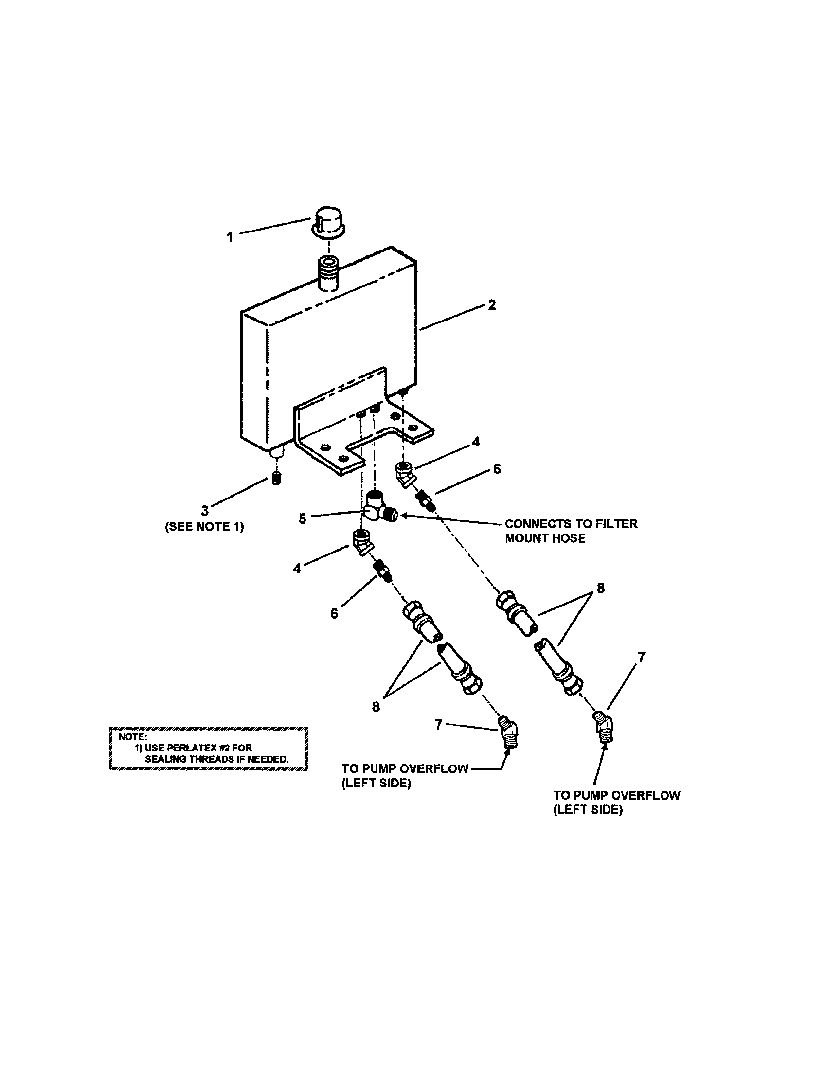 Oil tank (model splh231khe)