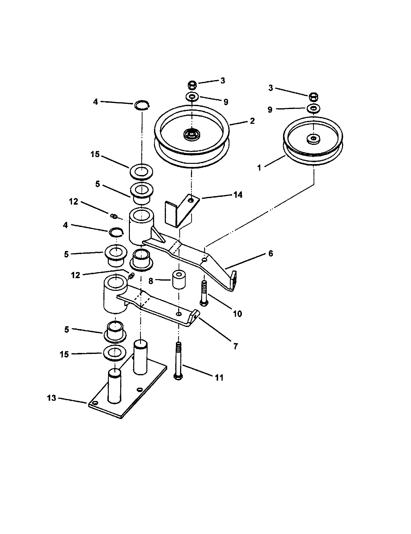 48"/61" DECK IDLER