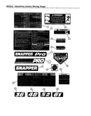 Decals-instr./caution/wrng/dngr