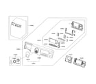 Samsung WF438AAR/XAA panel control diagram