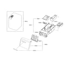 Samsung WF438AAR/XAA drawer diagram