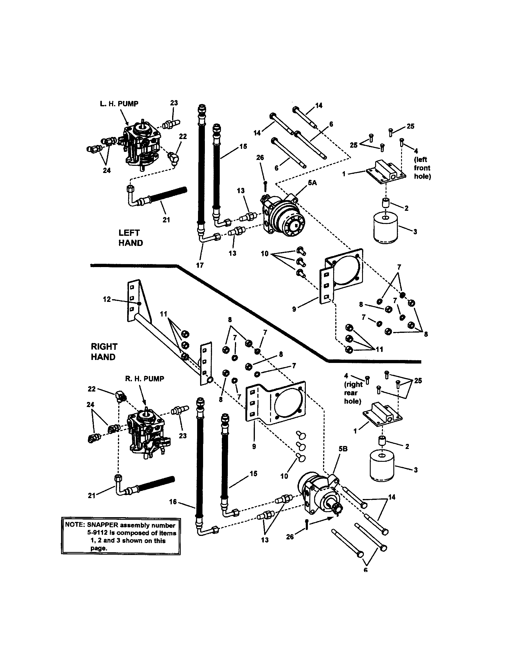 HOSE (61" DECK, SERIES 1) PT. 1