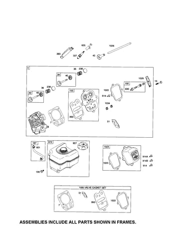 Head-cylinder/fuel tank