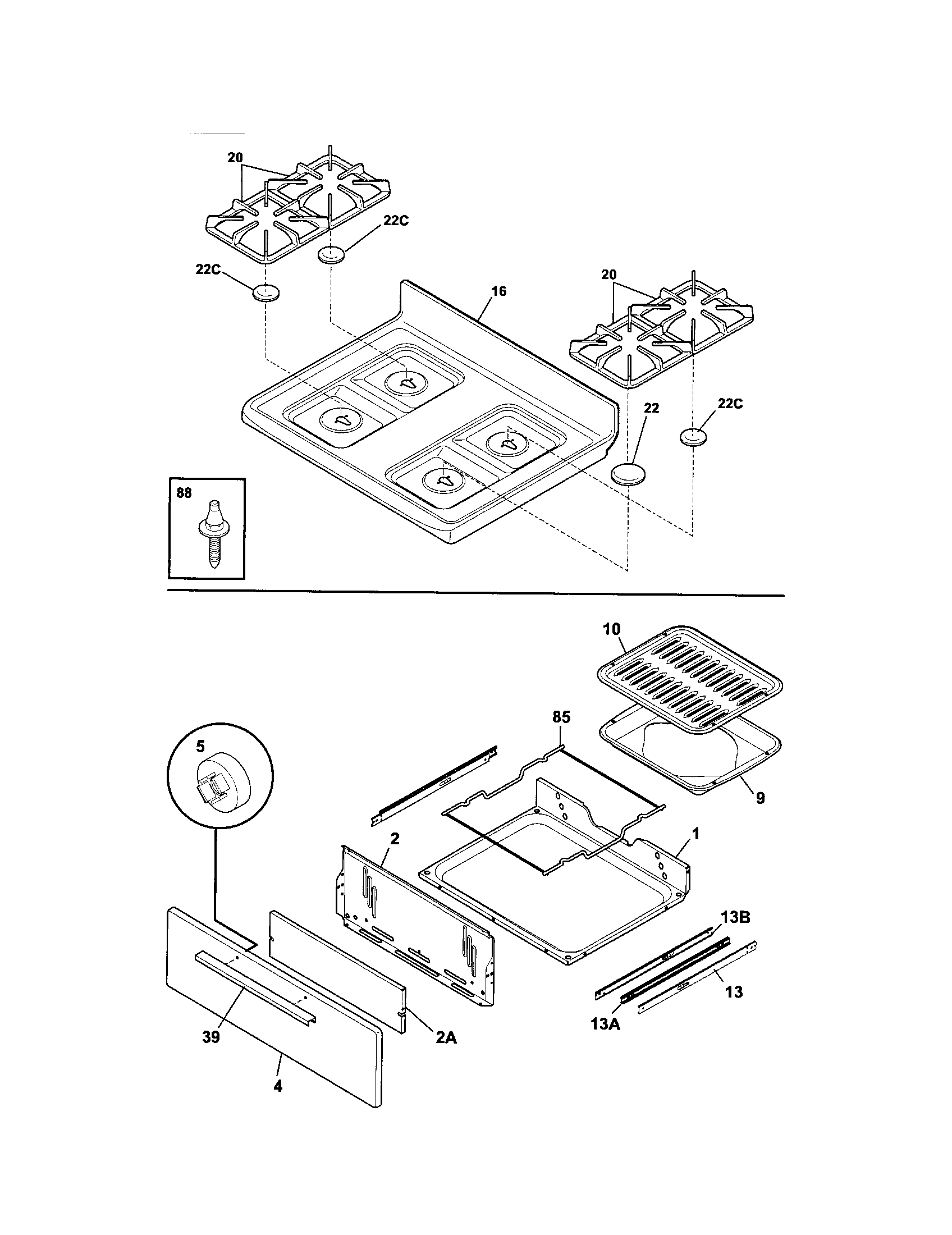 Top/drawer