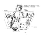 Craftsman 71.74291 control handle diagram