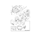 Kenmore Pro 25344133801 ice maker diagram