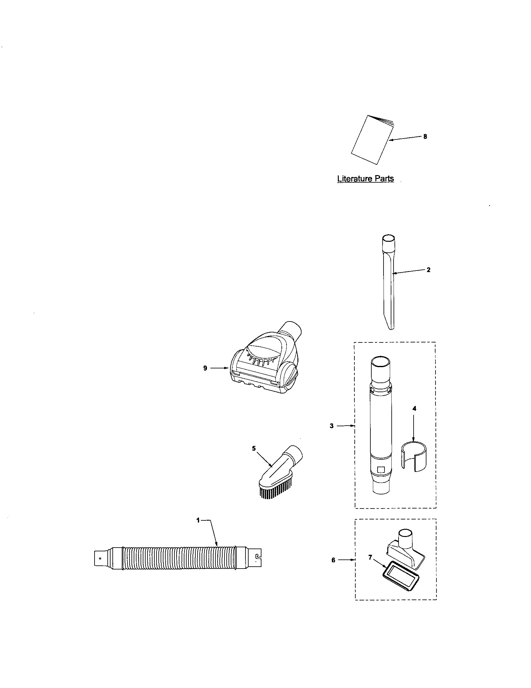 Hose and attachment