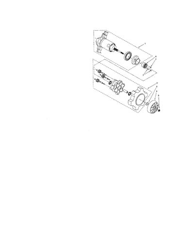 Agitator motor & gear