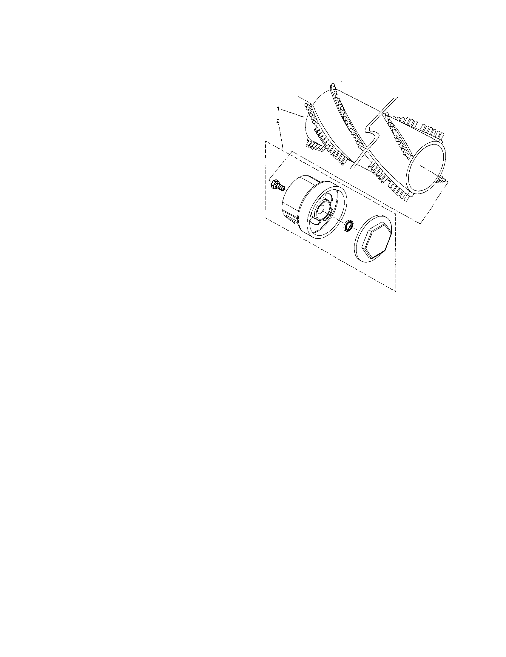 Agitator & end cap