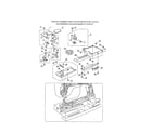 Kenmore 38517526590 needle plate/bed cover diagram