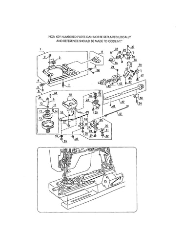 Shuttle/feed regulating shaft