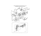 Kenmore 38517526590 hand wheel/upper shaft diagram