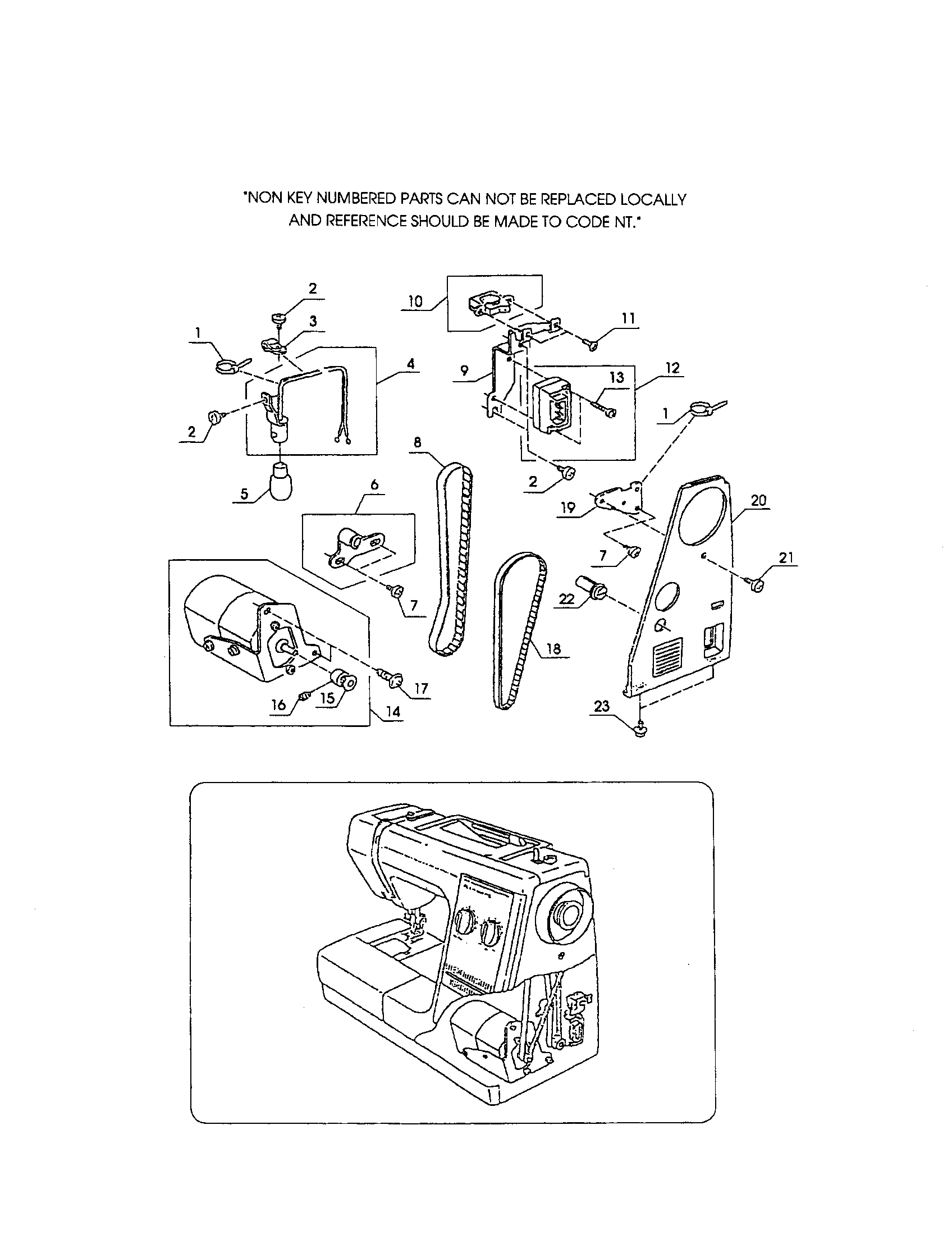 MOTOR/TERMINAL BLOCK