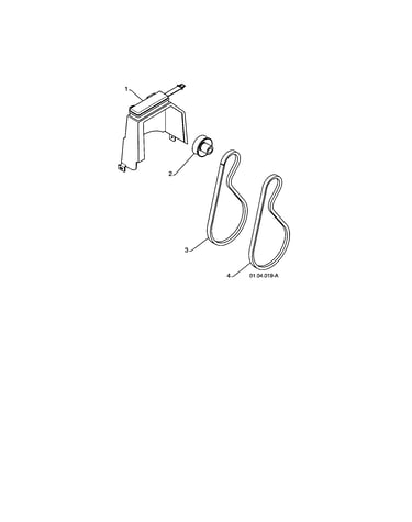Belt cover/pulley/belt