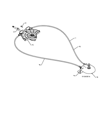 Lever/cable rotator