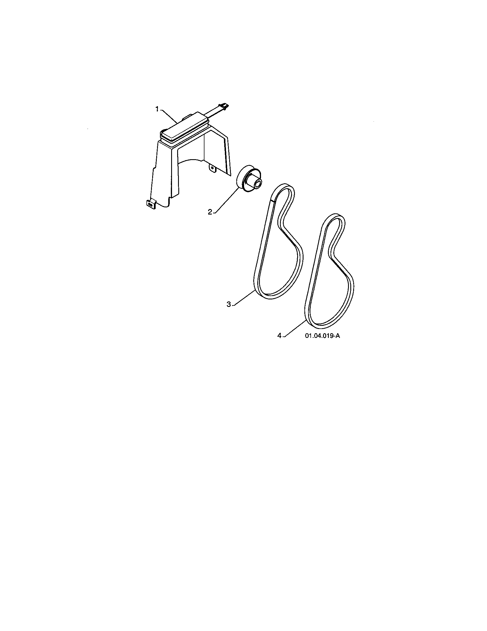 Pulleys/belts/cover