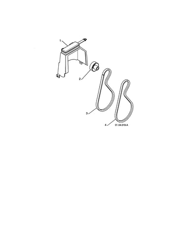 Pulleys/belts/cover