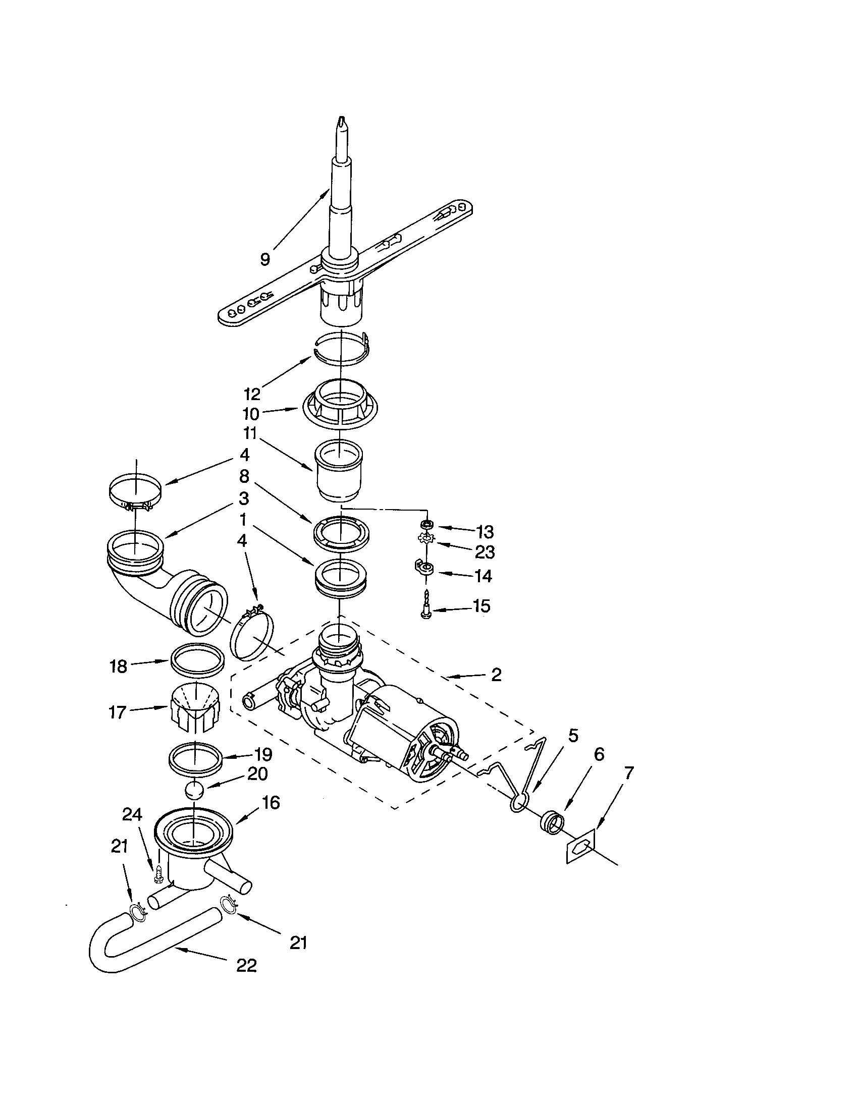 PUMP/SPRAY ARM