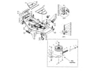 Swisher ZT2766KZ deck weldment/grass chute diagram