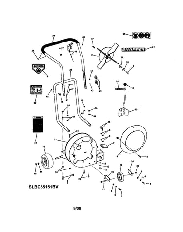 Slbc55151bv blower (series 1)